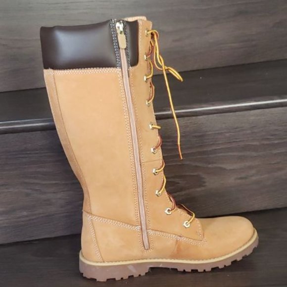 Timberland Girl's Tall Lace Up Boots - Picture 5 of 12